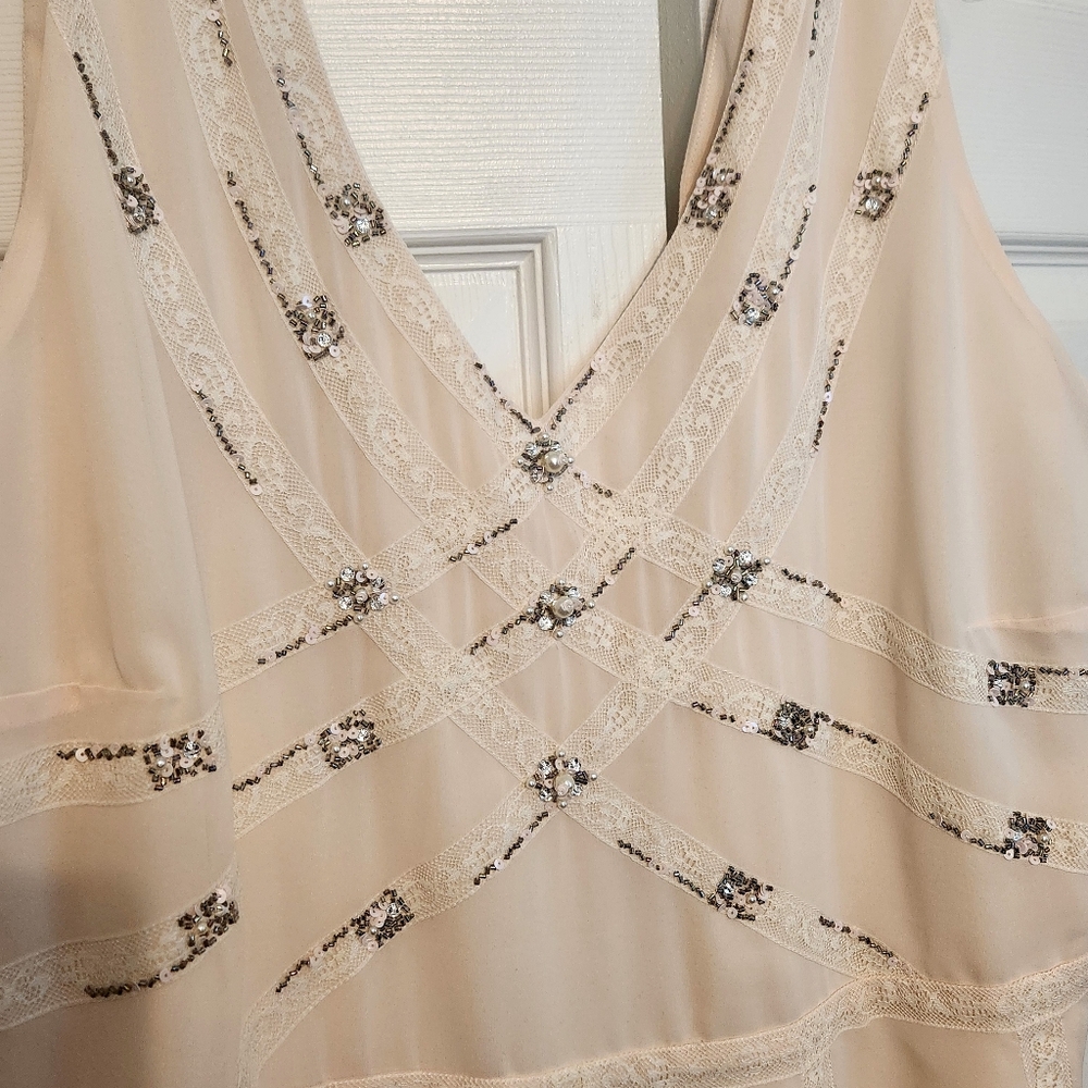 ModCloth Geode Rosewater Compelling Chemistry A-Line Dress 3X 24/26 EUC - Picture 6 of 15